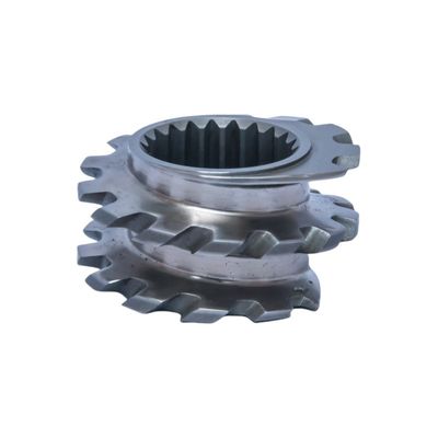 কেনা প্লাস্টিক এবং রাবার মেশিনের জন্য TEX65 Zester মিশ্রণ উপাদান সিলভার রঙের এক্সট্রুডার স্ক্রু উপাদান online manufacture