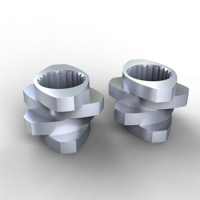 0.02Mm Tolerances Kneading Blcok 316L W6Mo5Cr4V2 এক্সট্রুডার স্ক্রু অংশ