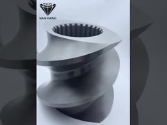 ভ্যাকুয়াম হার্ডেড টুইন স্ক্রু এক্সট্রুডার উপাদান পরিধান প্রতিরোধের HRC 58-62 বায়োডেগ্রেডেবল উপকরণ জন্য