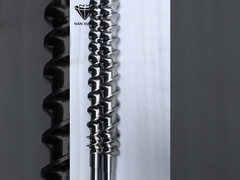 যথার্থ সাইড ফিডার সিএনসি মেশিনযুক্ত উপাদান এক্সট্রুডার স্ক্রু পার্টস পলিশিং OEM